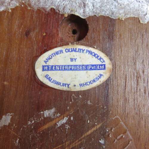 RHODESIAN PLAQUE