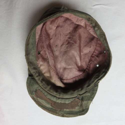 TERR CAP-BUSHWAR PICK UP-FAPLA CUBAN MADE-GREY LIZZARD CAMO CAP-WELL USED
