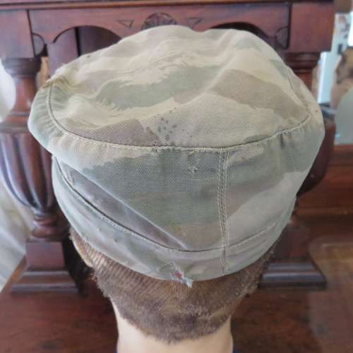 TERR CAP-BUSHWAR PICK UP-FAPLA CUBAN MADE-GREY LIZZARD CAMO CAP-WELL USED