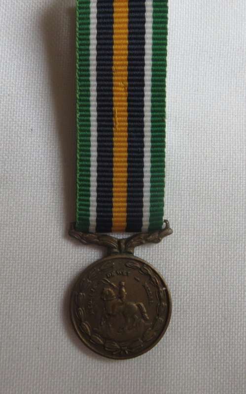 MINIATURE DE WET MEDAL