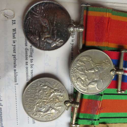 WW2 MEDAL GROUP OF 5 TO 117483 R.V. GELDENHUYS (MOUNTED)WITH RESEARCHED PAPERS SERVED SAAAPCC & SAM
