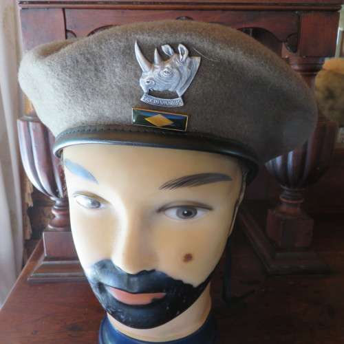 SWA 101 BATTALION COMPLETE BERET SIZE 57-VERY GOOD CONDITION