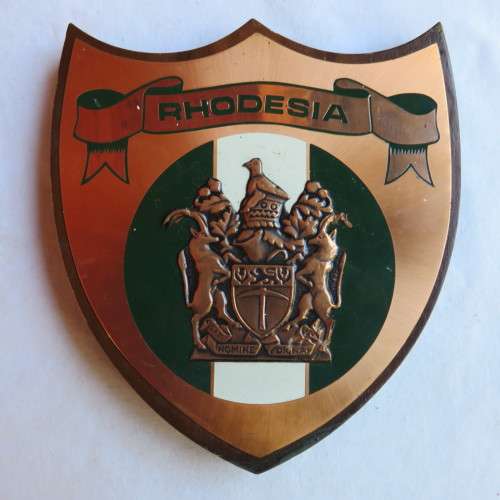 RHODESIAN PLAQUE