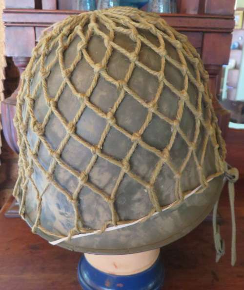 BORDER WAR PERIOD HELMET/STAALDAK WITH INNER & CAMO NET