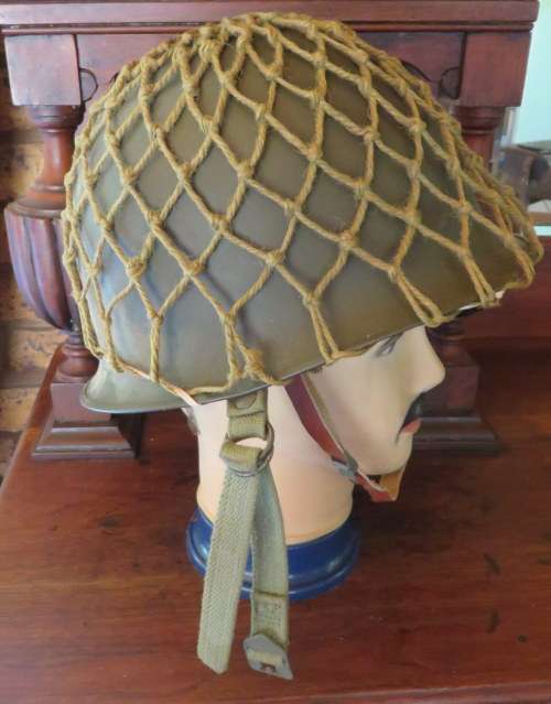 BORDER WAR PERIOD HELMET/STAALDAK WITH INNER & CAMO NET