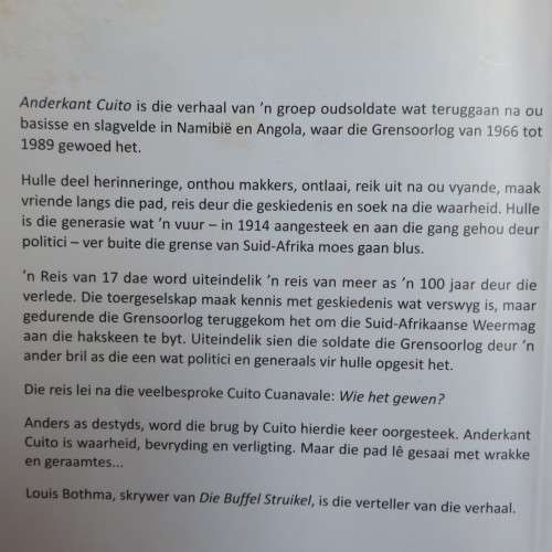 ANDERKANT CUITO BY L.J. BOTHMA-SIGNED 1ST EDITION-CONDITION NEW