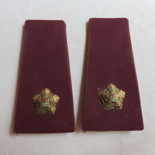 SA MEDICAL CORPS RANK BOARD PAIR FOR MAJOR -1980'S-1996