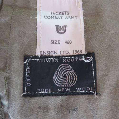 BUNNY JACKET PURE NEW WOOL LABELLED & DATED 1968-SIZE MEDIUM -MEASURES 57 ARMPIT TO ARMPIT-JACKET IN