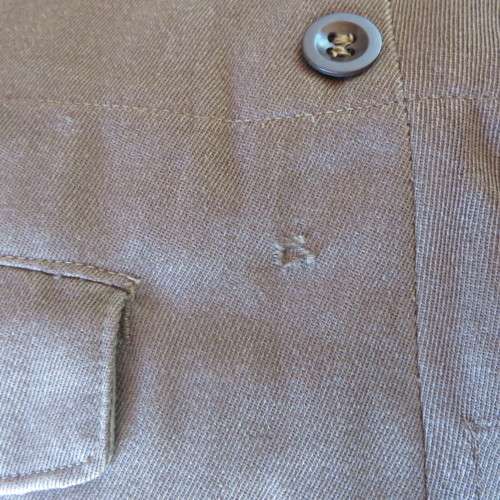 BUNNY JACKET PURE NEW WOOL LABELLED & DATED 1968-SIZE MEDIUM -MEASURES 57 ARMPIT TO ARMPIT-JACKET IN
