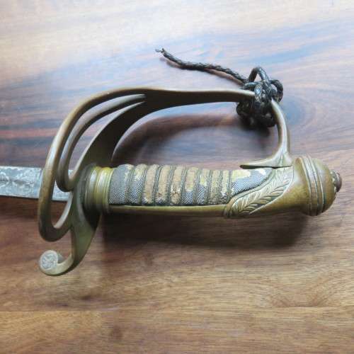 SPANISH EARLY 1800'S OFFICERS SWORD MADE BY TOLEDO-FABRICA DC ARMAS BALLESTEROS DE TOLEDO-BEAUTIFUL