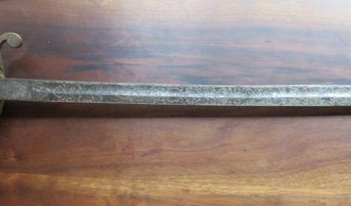 SPANISH EARLY 1800'S OFFICERS SWORD MADE BY TOLEDO-FABRICA DC ARMAS BALLESTEROS DE TOLEDO-BEAUTIFUL