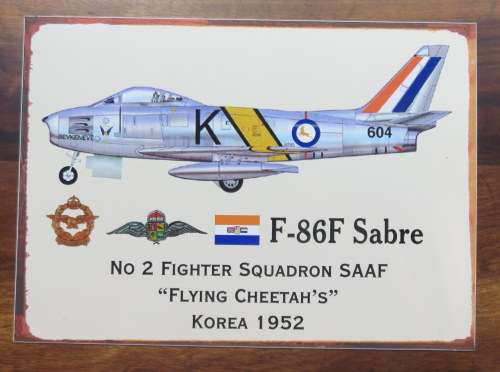 SAAF ENAMEL SIGN