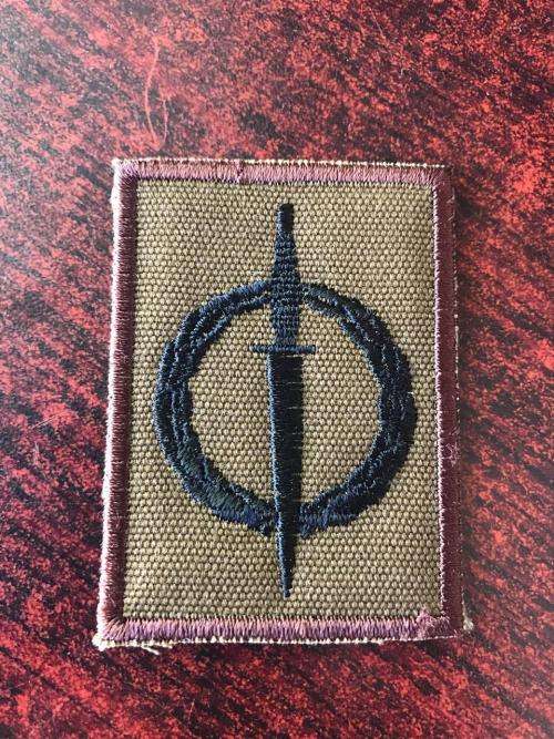 RECCE OPERATOR CLOTH BREAST BADGE-EMBROIDERED