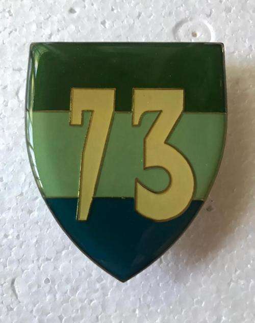 SADF 73 SIGNAL UNIT SHOULDER FLASH-ORIGINAL-3 PINS- SCARCE