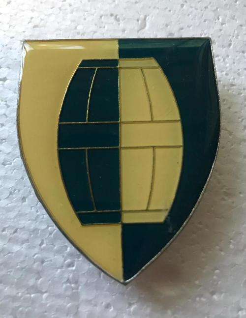 PONGOLA COMMANDO ,WHITE TYPE -1ST ISSUE FLASH- ORIGINAL- 3 PINS