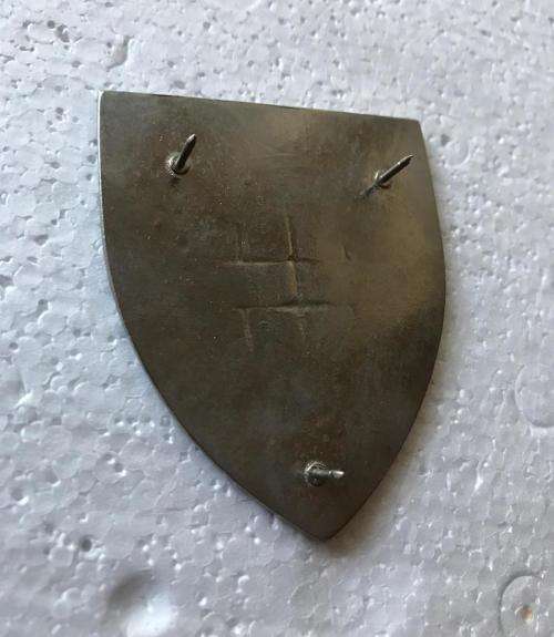 PONGOLA COMMANDO ,WHITE TYPE -1ST ISSUE FLASH- ORIGINAL- 3 PINS