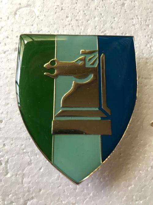 ARMY BATTLE SCHOOL SIGNAL UNIT FLASH- ORIGINAL- 3 PINS