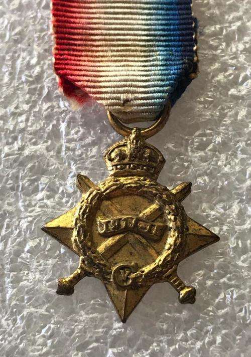 WW1 MINIATURE 1914-15- STAR