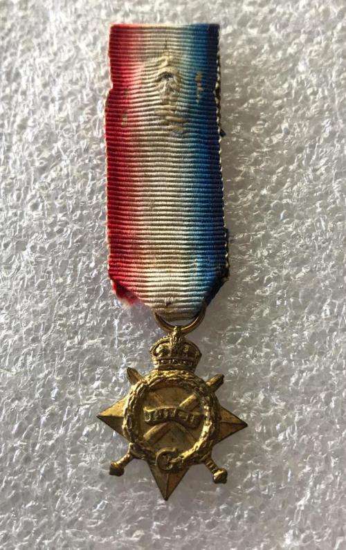 WW1 MINIATURE 1914-15- STAR