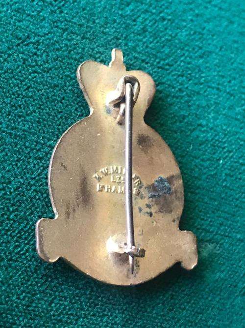 ROAY AIR FORCE WW2 SQUADRON BADGE ENAMEL AND GILT