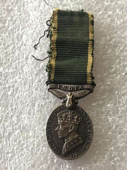 MINIATURE EFFICIENCY MEDAL (SILVER)-ORIGINAL