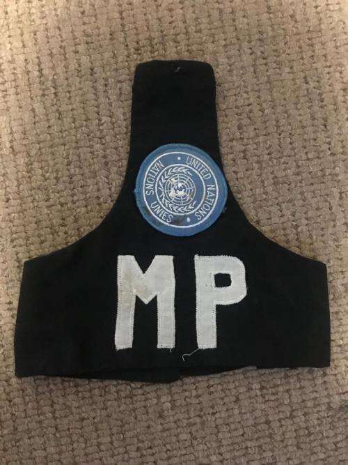 UNITED NATIONS MILITARY POLICE BRASSARD