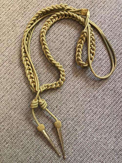 AIDE DE CAMP BULLION EMBROIDERED SHOULDER AIGUILLETTE