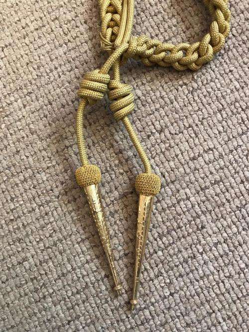 AIDE DE CAMP BULLION EMBROIDERED SHOULDER AIGUILLETTE