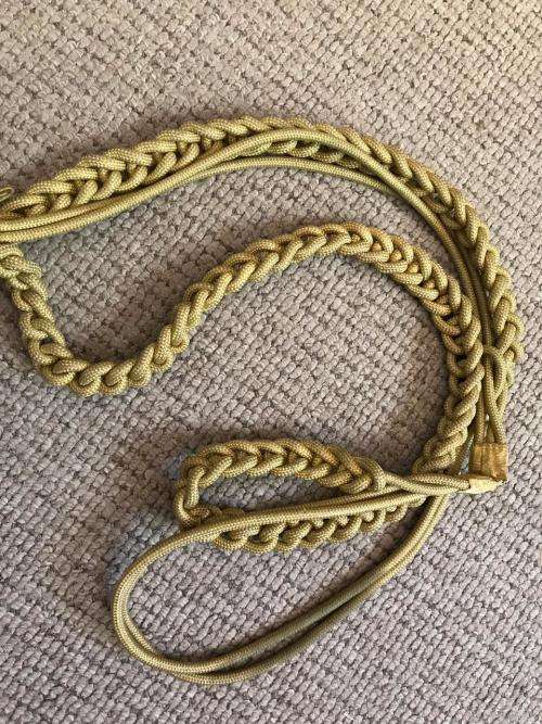 AIDE DE CAMP BULLION EMBROIDERED SHOULDER AIGUILLETTE