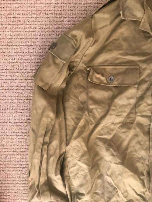 ORIGINAL RECCE COPY RUSSIAN TYPE F SHIRT-ORIGINAL RECCE CROSS REFERENCE  LABEL-CONDITION NEVER USED-