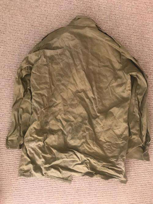 ORIGINAL RECCE COPY RUSSIAN TYPE F SHIRT-ORIGINAL RECCE CROSS REFERENCE  LABEL-CONDITION NEVER USED-