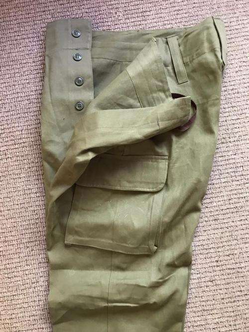ORIGINAL TYPE F RUSSIAN,RECCE COPY TROUSERS-SIZE XL OR 36-PIPE LENGTH 85CM-CONDITION NEVER USED-ORIG