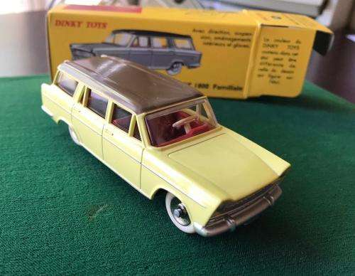 DINKY TOYS-DIE CAST MODEL FIAT 1800 ESTATE SCALE 1:43-CONDITION MINT NEW-BOXED 7 SOLD WITH 13 PAGE B