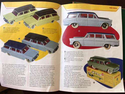 DINKY TOYS-DIE CAST MODEL FIAT 1800 ESTATE SCALE 1:43-CONDITION MINT NEW-BOXED 7 SOLD WITH 13 PAGE B