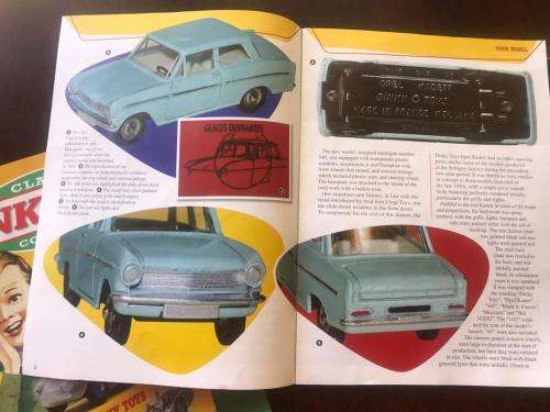 DINKY TOYS-DIE CAST MODEL-OPEL KADETT-SCALE 1;43-CONDITION MINT NEW-BOXED & SOLD WITH 13 PAGE BOOKLE