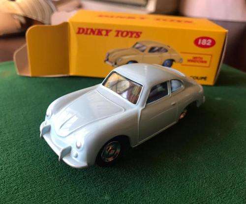 DINKY TOYS-DIE CAST MODEL-PORCHE 356A COUPE-SCALE 1;43-CONDITION MINT NEW-BOXED & SOLD WITH A 13 PAG