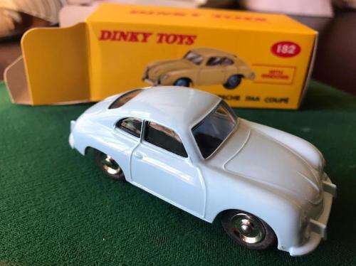 DINKY TOYS-DIE CAST MODEL-PORCHE 356A COUPE-SCALE 1;43-CONDITION MINT NEW-BOXED & SOLD WITH A 13 PAG