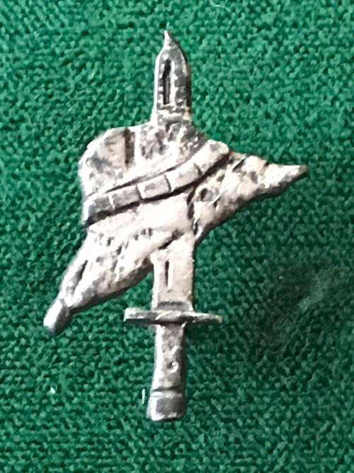 VERY SCARCE SILVER SADF OPERATION HOOPER PARTICIPATION BADGE(ANGOLA OPS)SOME WAS NUMBERED & SOME NOT