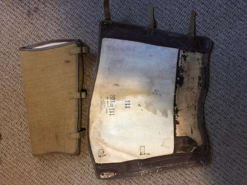 WW2 HORSE LEGGINGS-BOTH MARKED & IN VERY GOOD CONDITION