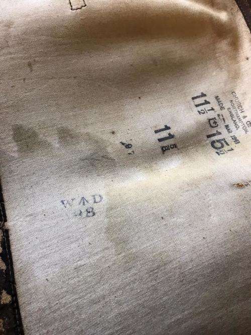 WW2 HORSE LEGGINGS-BOTH MARKED & IN VERY GOOD CONDITION
