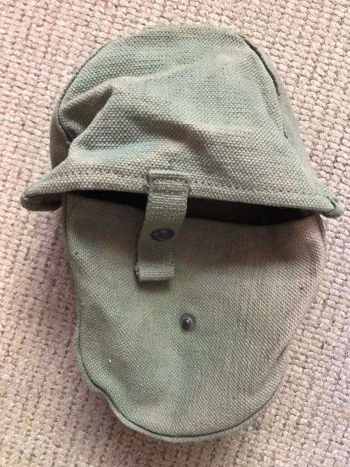 LMG MACHINE GUN,AMMO DRUM BAG-WW2- COMES WITH MARKINGS