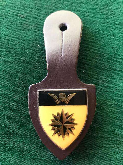 5 RECCE REGIMENT FOB BADGE-GUARANTEED ORIGINAL IVORY COLOURED- 2 PINS