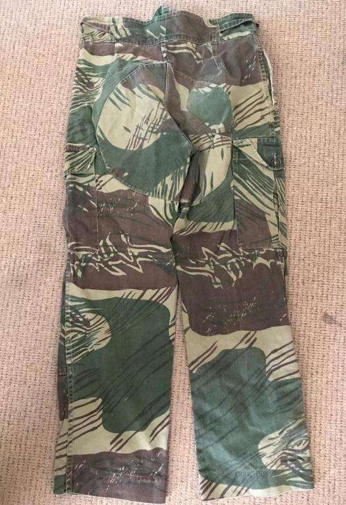 RHODESIAN CAMO PANTS-SIZE 32-PIPE LENGTH 68 CM-USED BUT GOOD CONDITION