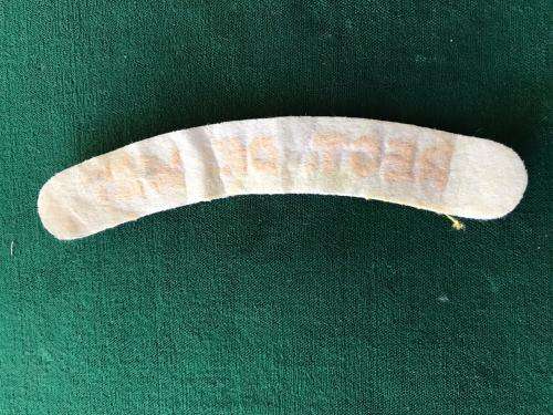 REGT. DE WET CLOTH TITLE -WORN 1960'S-70'S