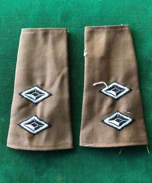 SWA RANK SLIP ON PAIR FOR LIEUTENANT