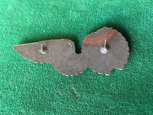 SAAF TECHNICAL ENGINEER,FULL SIZE WING IN BRONZE- 2 PINS