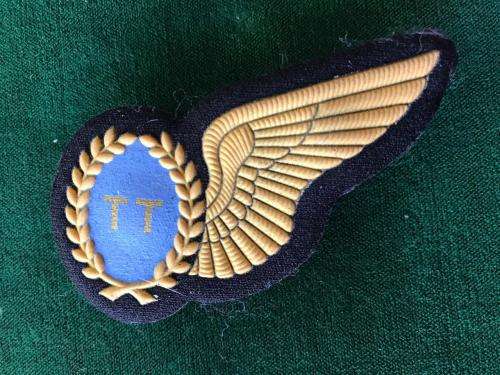 SAAF TOW TARGET OPERATOR TUPPER WING IN GOLD- 2 PINS