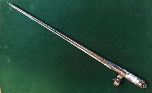 CHROMED SKS-AK BAYONET-TOTAL LENTH 38CM