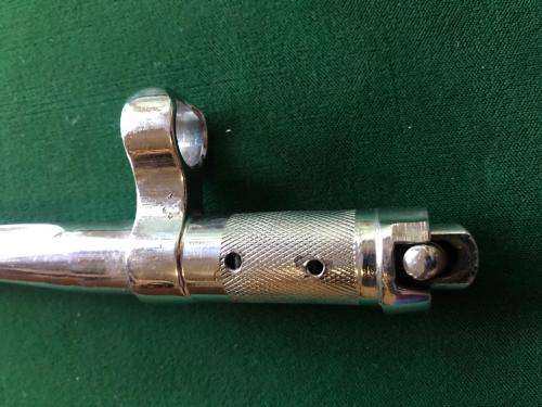 CHROMED SKS-AK BAYONET-TOTAL LENTH 38CM