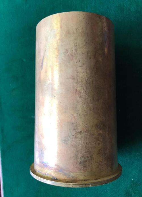 ENGLISH-BRASS ELECTRIC ENGINE STARTER-HEIGHT 13 CM
